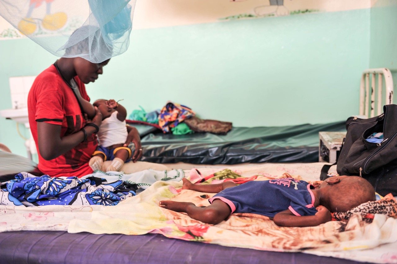 The scene inside a stabilization ward of a Turkana hospital where severe acute malnutrition wreaks havocs on children.
