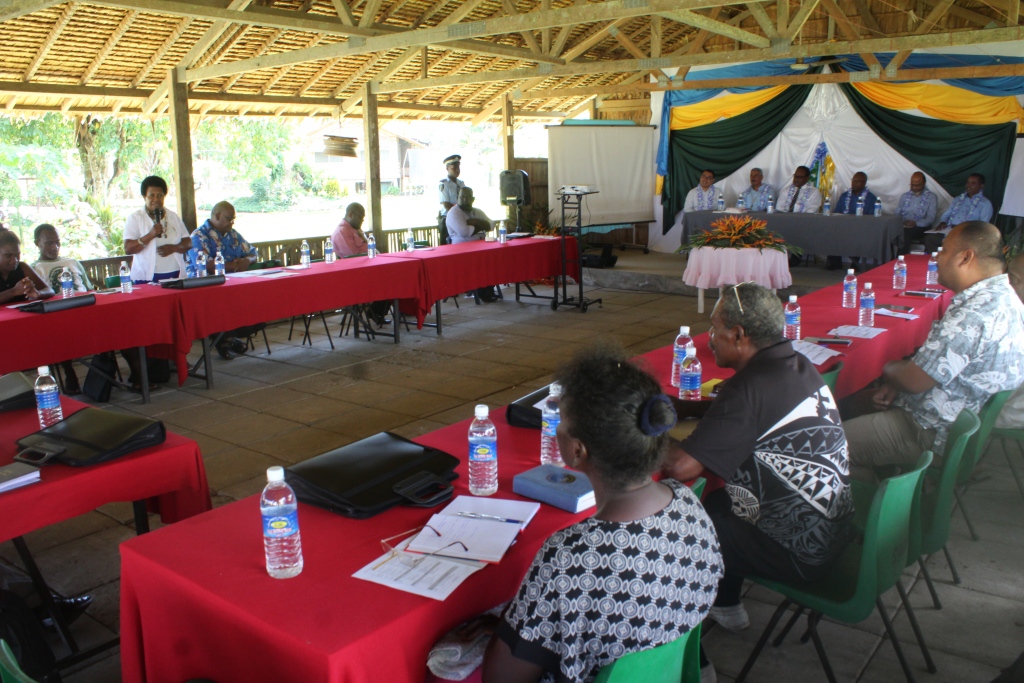 Rose Anilafa contributes to the Solomon Islands Church Leaders Conference.