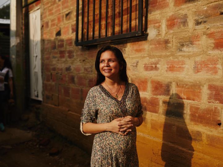 A woman from Colombia