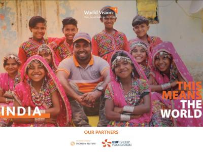 Disaster risk reduction work by World Vision India