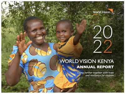 World Vision Kenya 2022 Annual Report - Cover Page