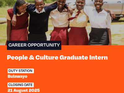 People & Culture Graduate Intern
