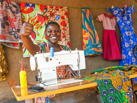 Ruth going by her tailoring business