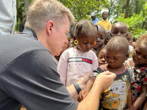 Mark Kelly witnesses the Global Hunger Response saving children in DR Congo