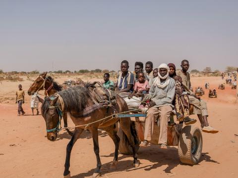 Chad Sudan border crossing
