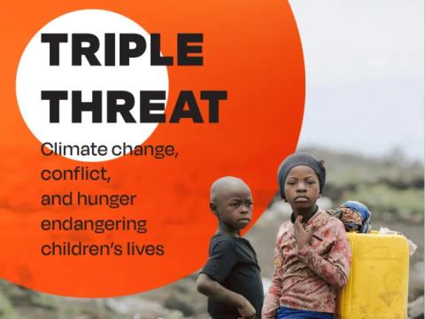 Children collecting water