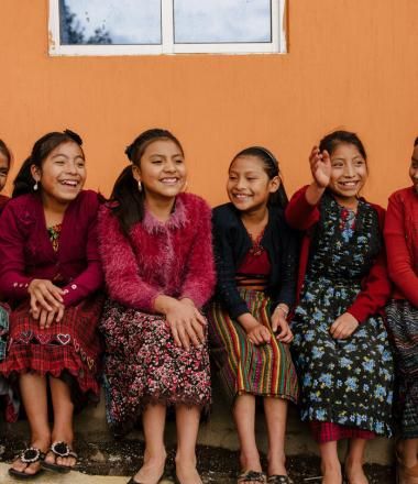 Group of girls from Guatemala