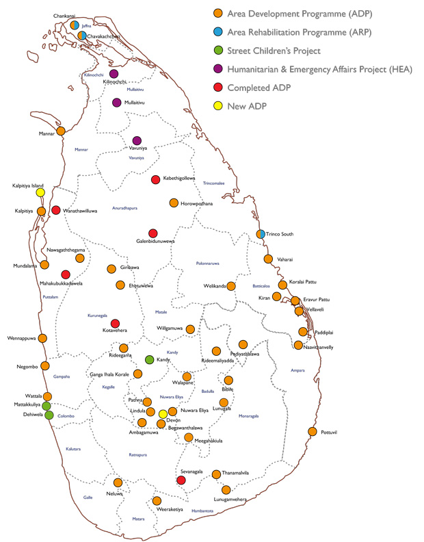 Programme Locations | World Vision International