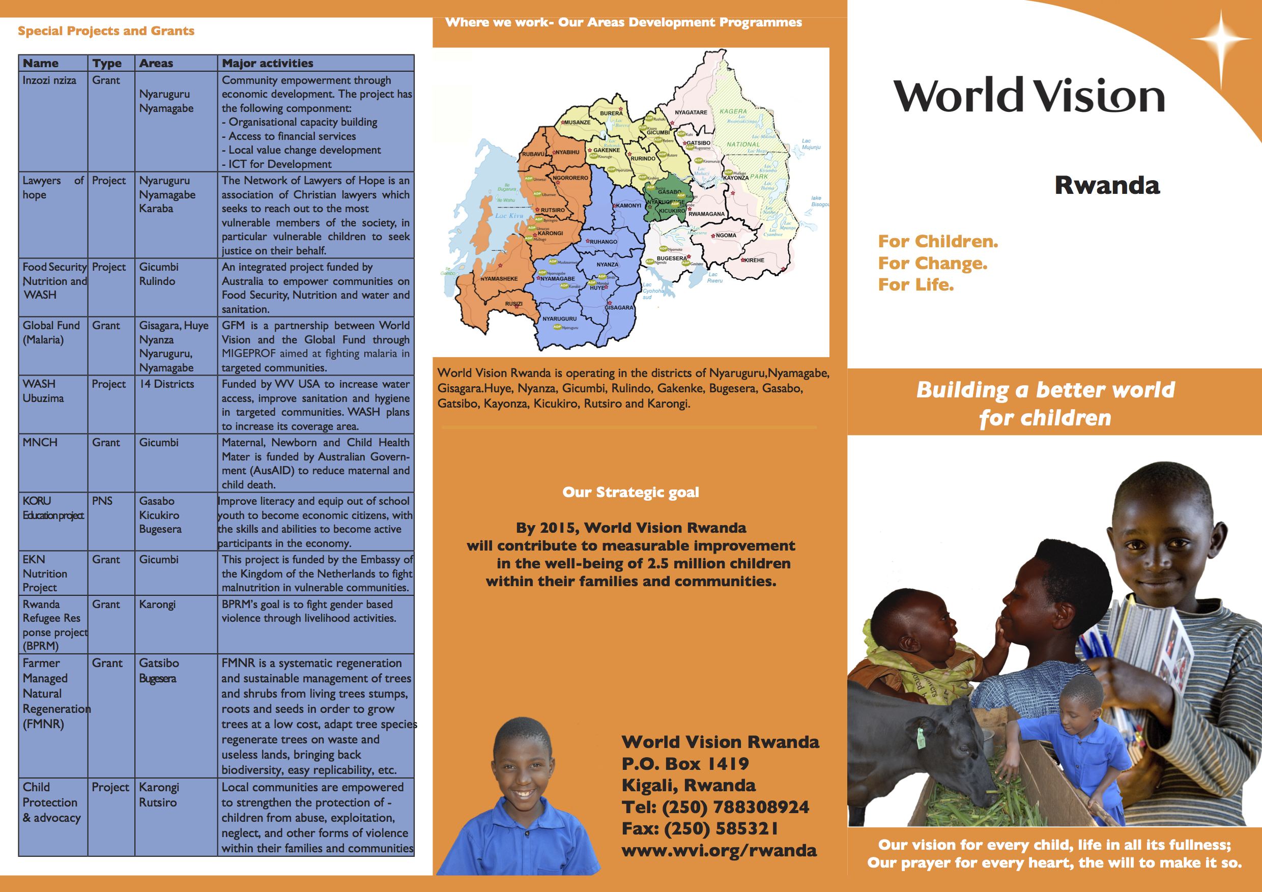 World Vision Rwanda Profile | World Vision International