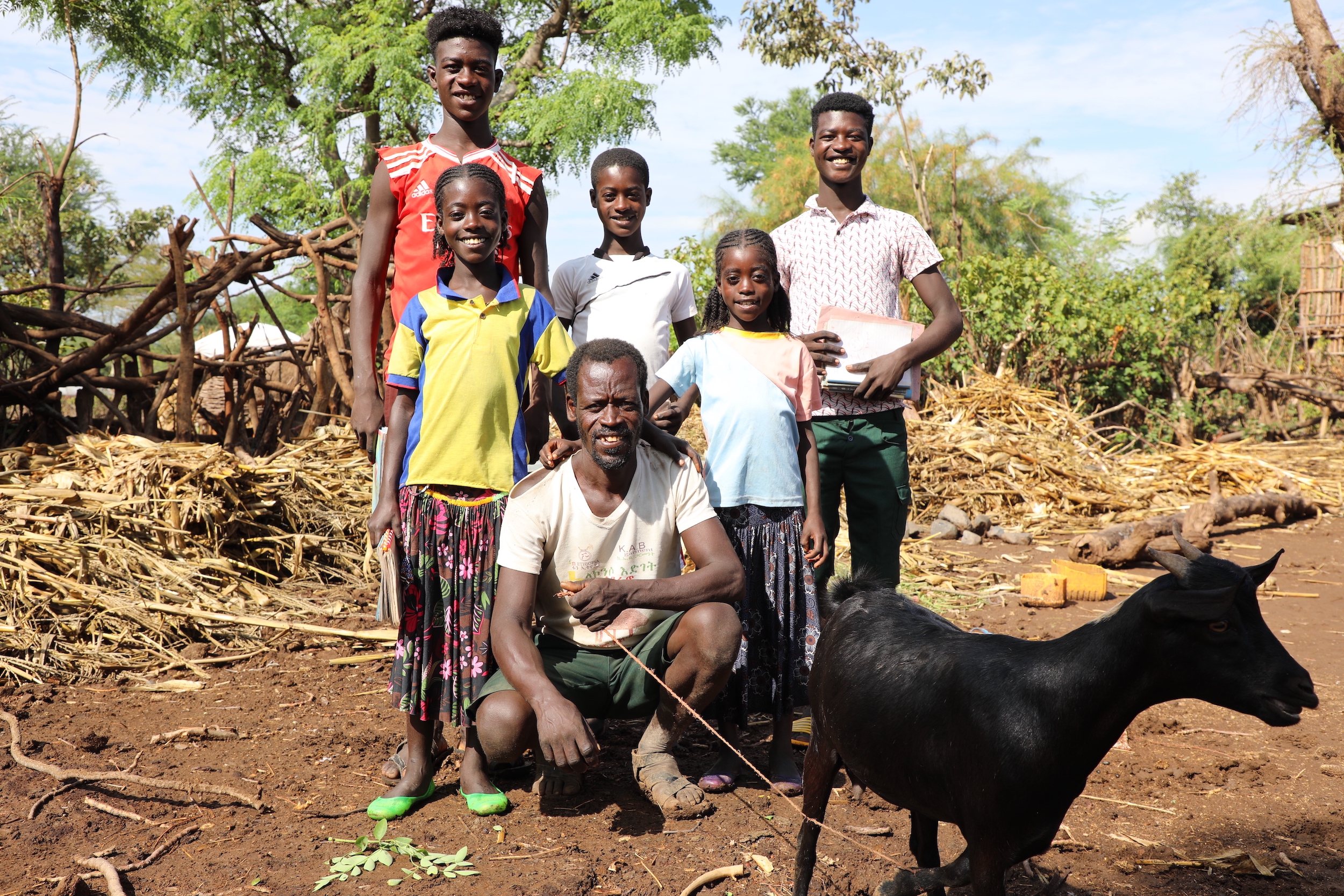 Melese and his family