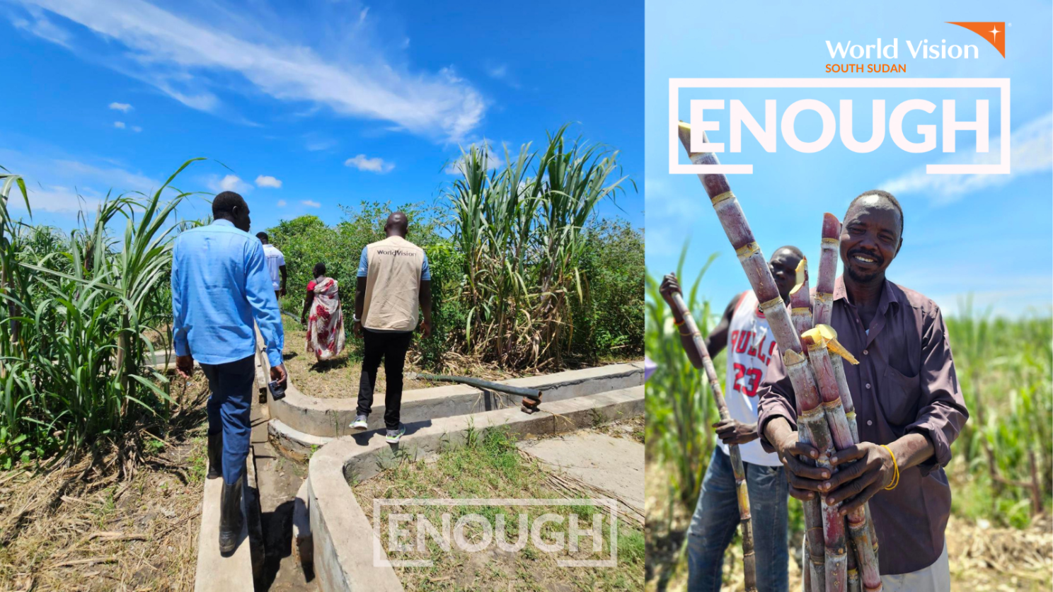 Demo farm in Malakal