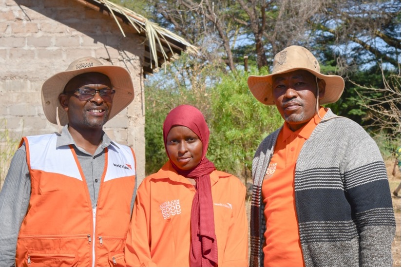 World Vision Kenya Board Directors with Maimuna Mohammed. © World Vision Photo/Felix Pilipili