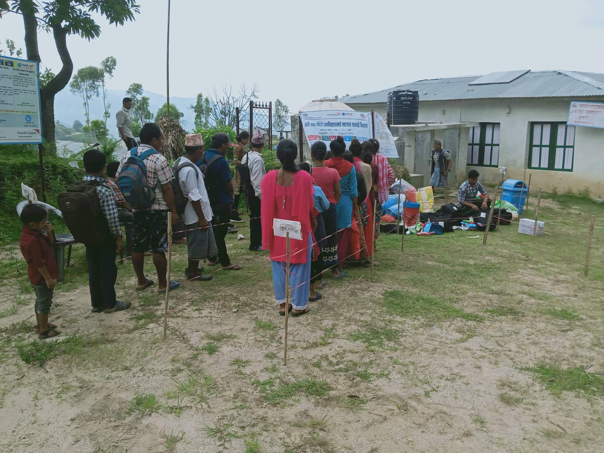 Flood-affected communities in queue to receive Life-Saving Aid