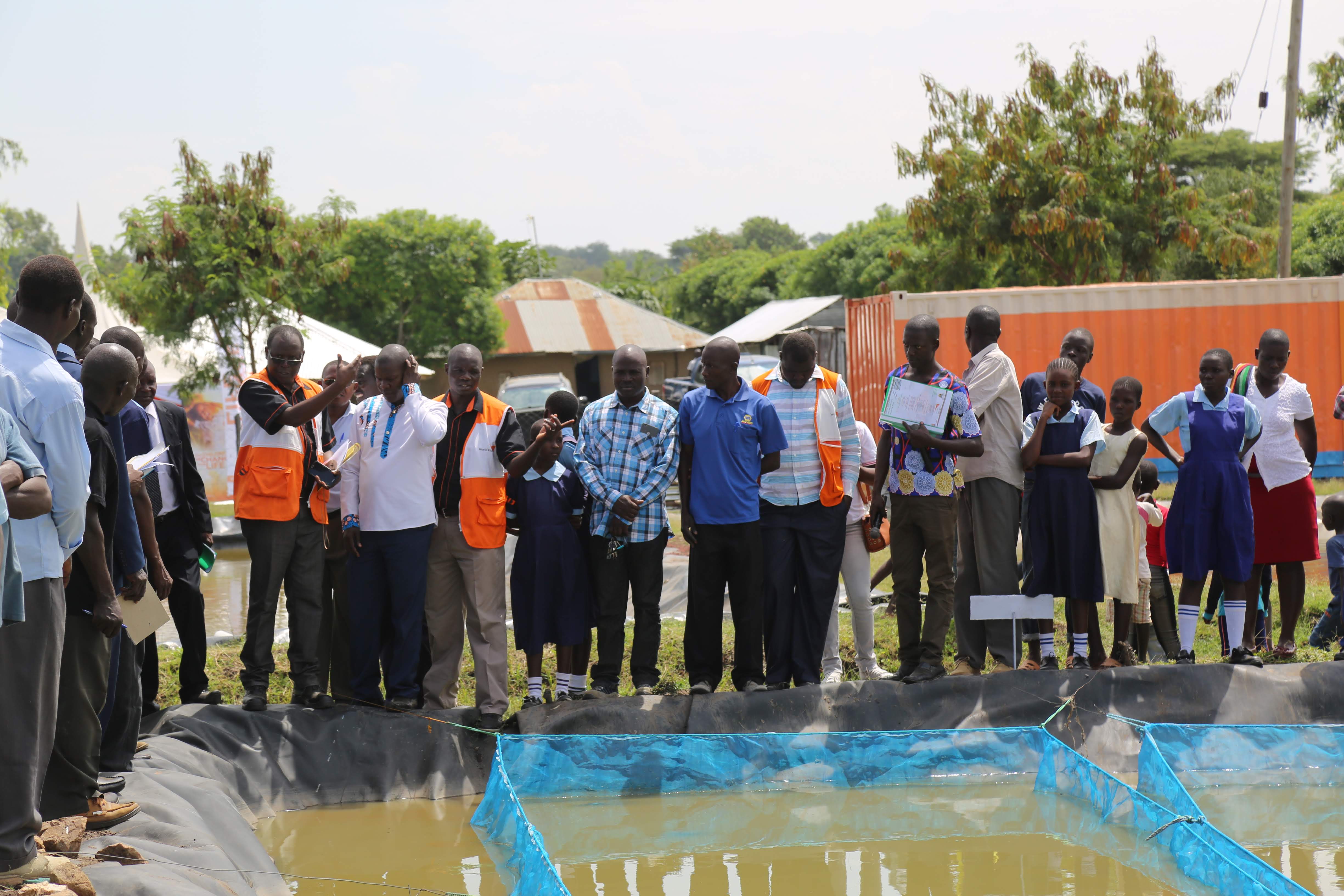 The new fish hatchery at Pala in Homa Bay County will provide quality fingerlings to enhance fish production in the Homa Bay County. ©World Vision/Photo by Zipporah Karani. 