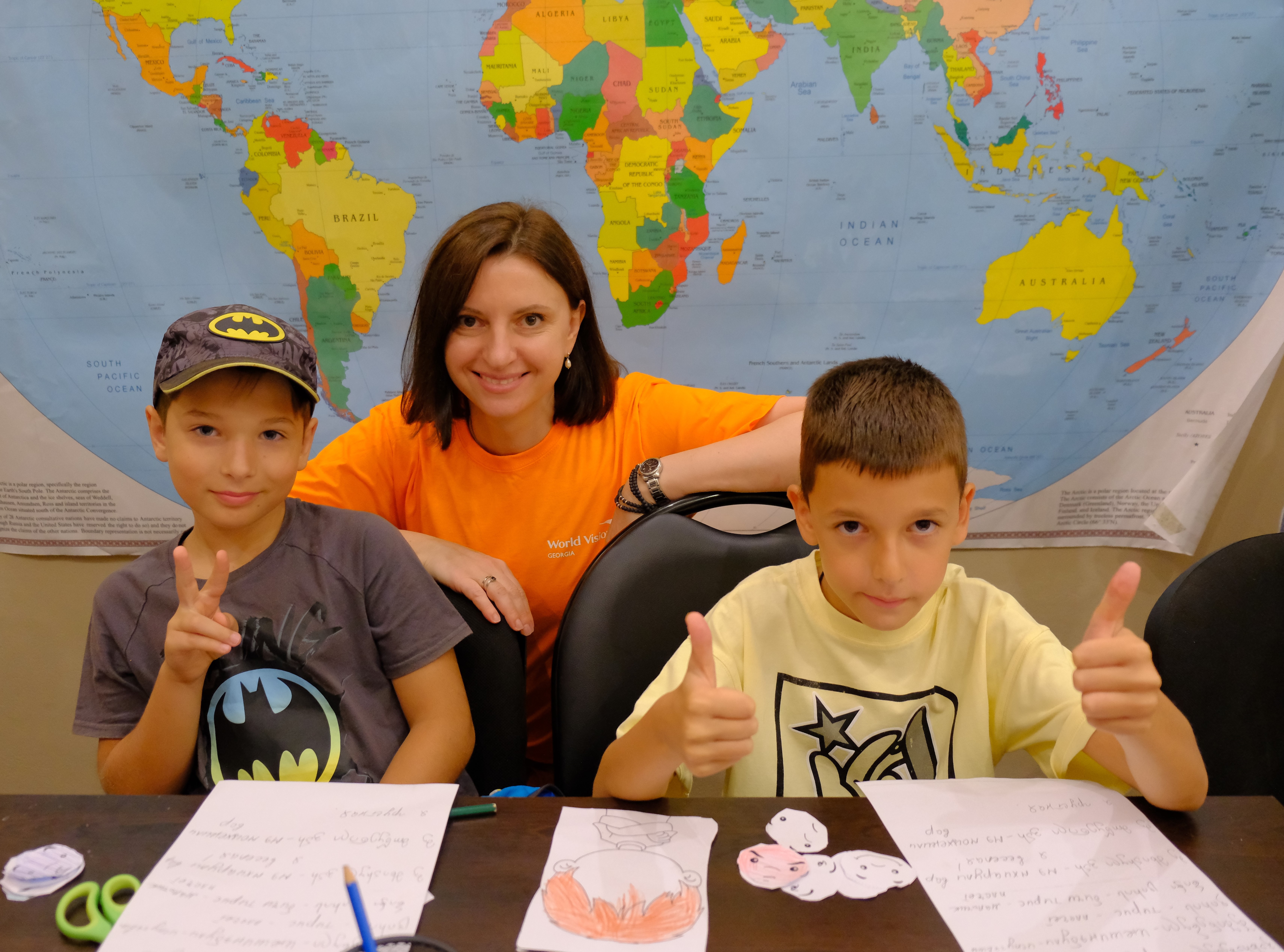 Svitlana with children