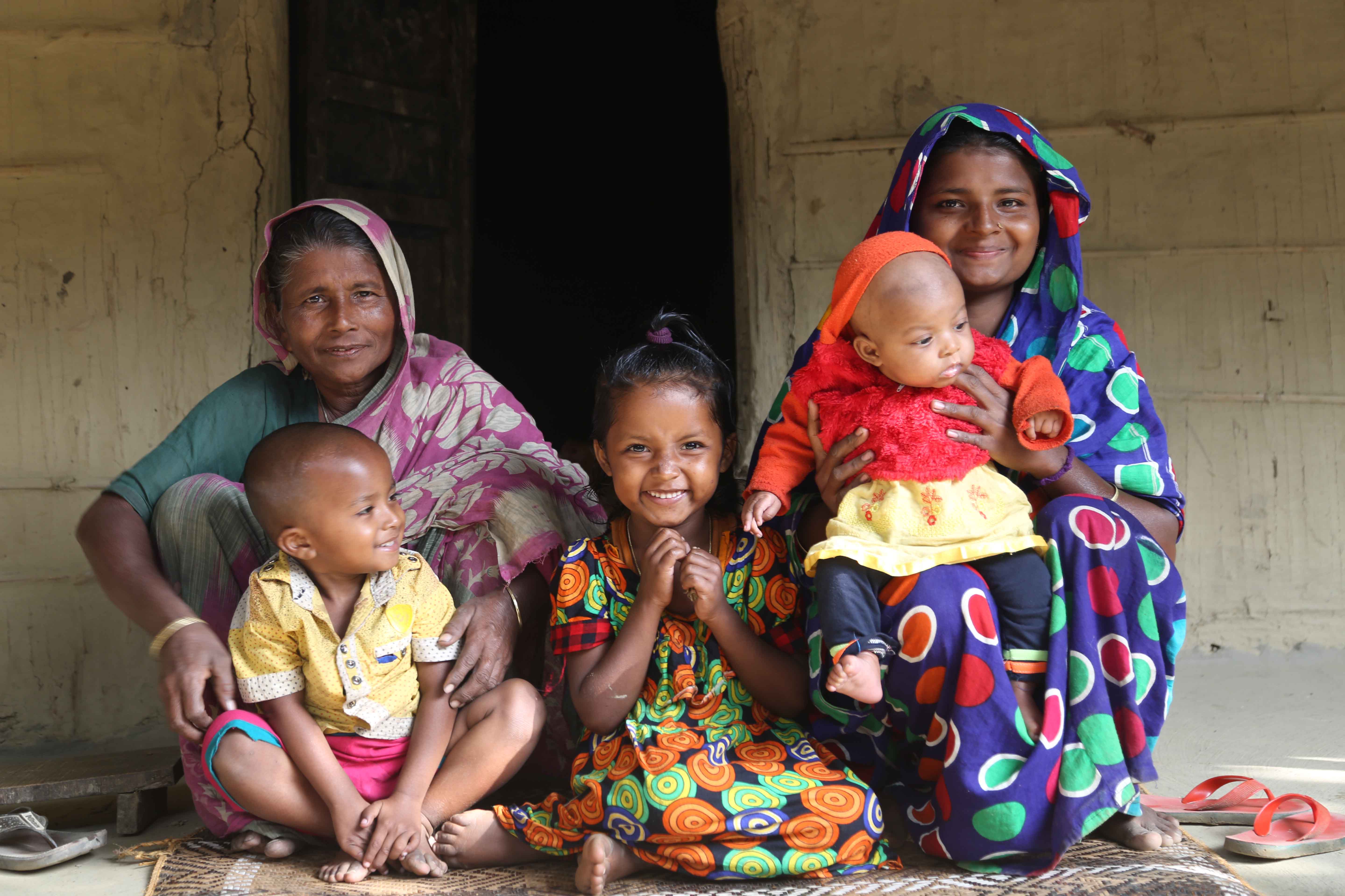 Jorina Begum, 60, a resident of Ghoramara haore