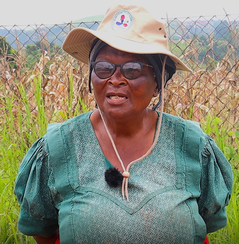 Mrs. Maseko, a farmer from Mbekelweni speaking about how the engagement with Extension Officers helped her understand climate change.