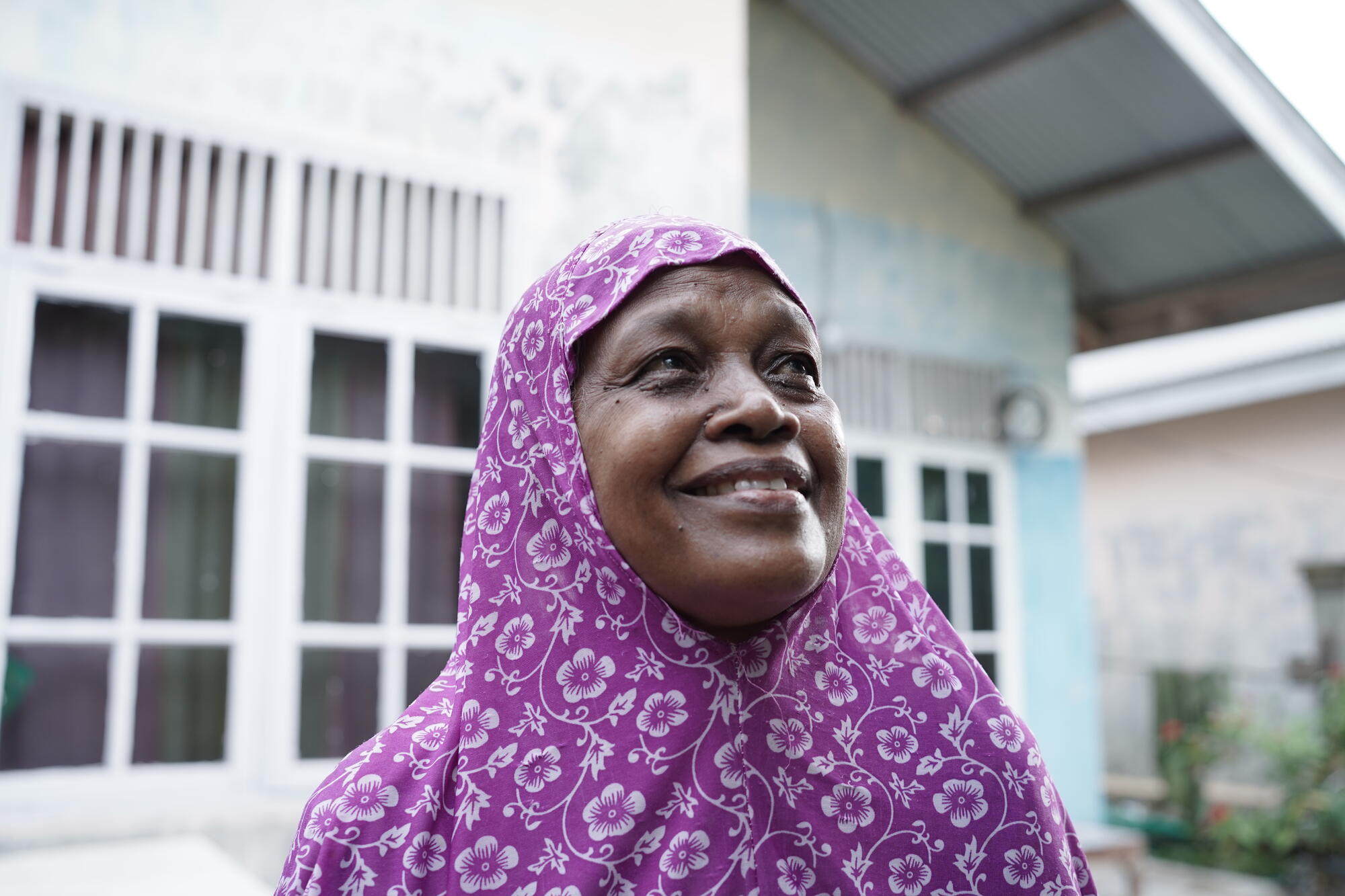 Nadia and her family were given a new house built by World Vision, they still live in it today.