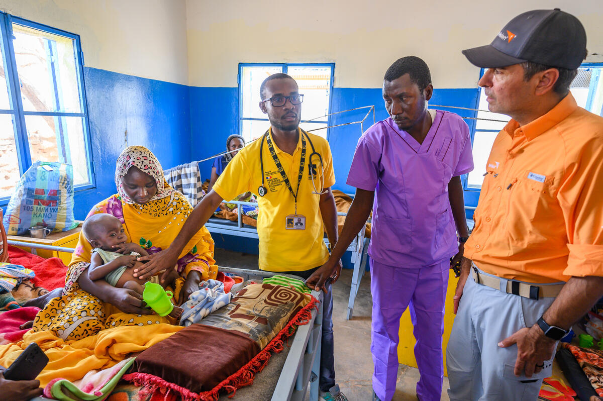 visit to Chad nutrition Centre