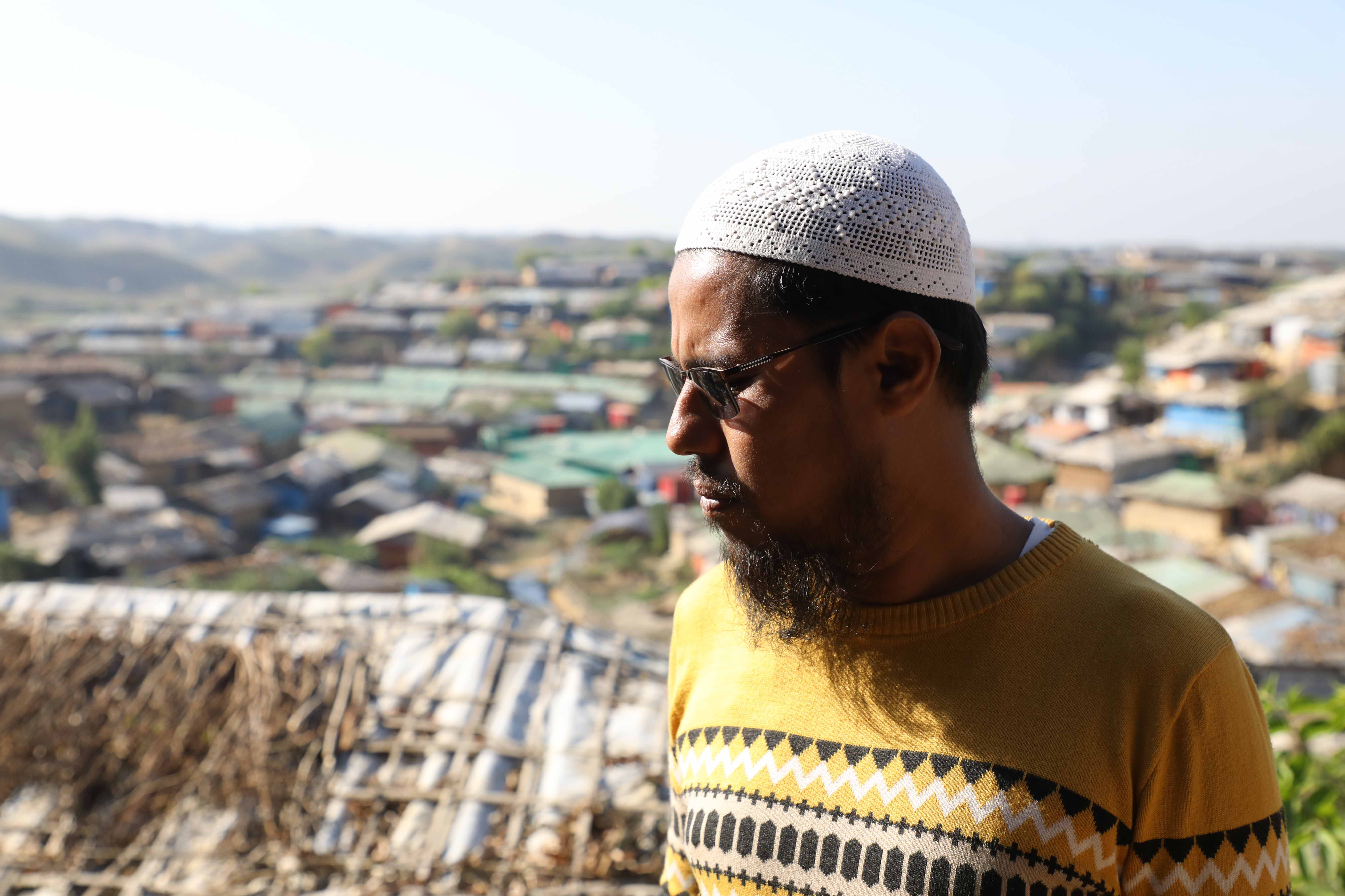 "We will not go back to Myanmar without our rights. We have suffered too much. We are grateful to the Government of Bangladesh for giving us a safe place to live. Yes, we can’t leave the camps and our movement is restricted here. But our faith isn’t. We can pray freely whenever and wherever we want, without fear of being attacked while we worship."