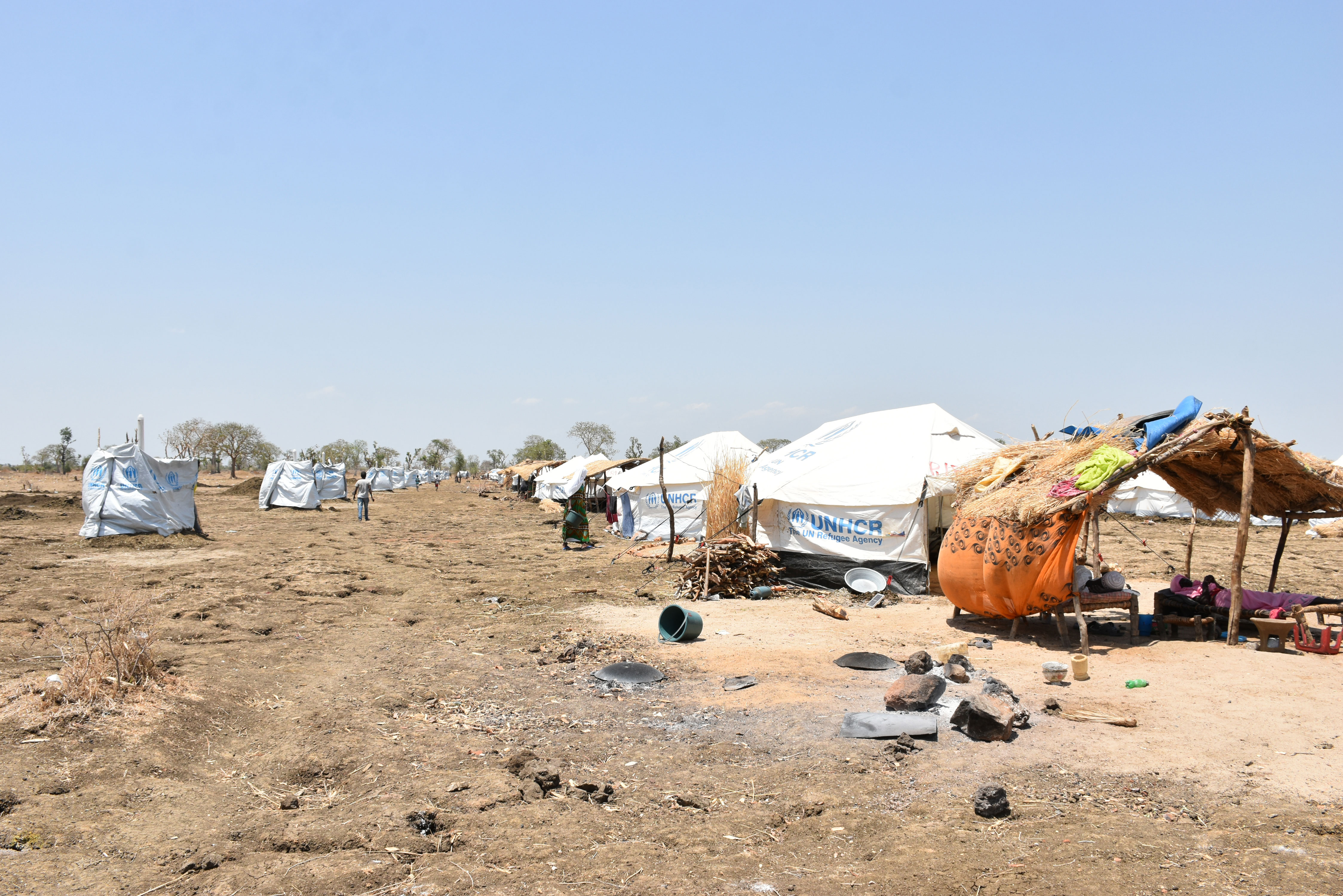 basic services at the refugee camp