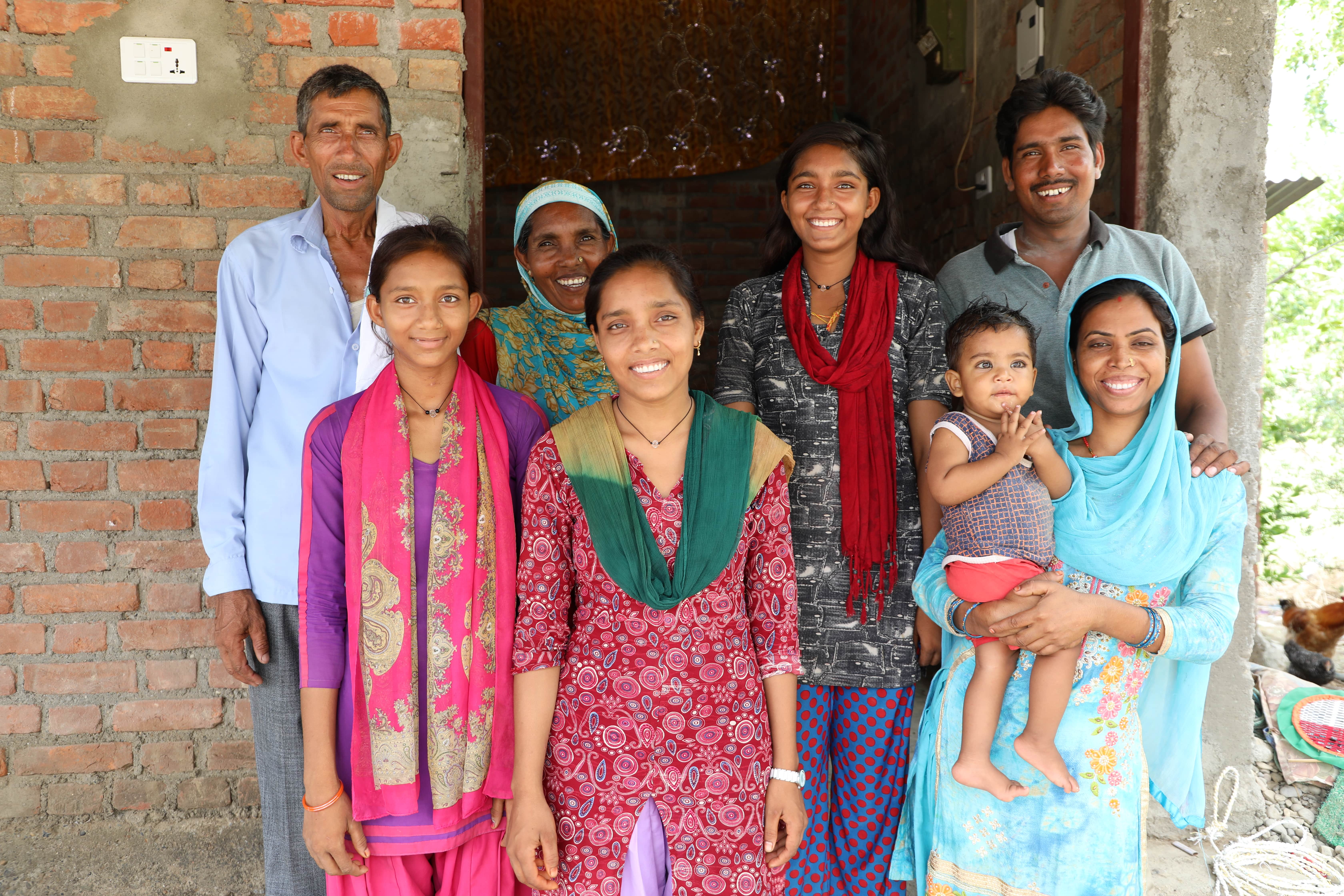 Noorjahan with her family