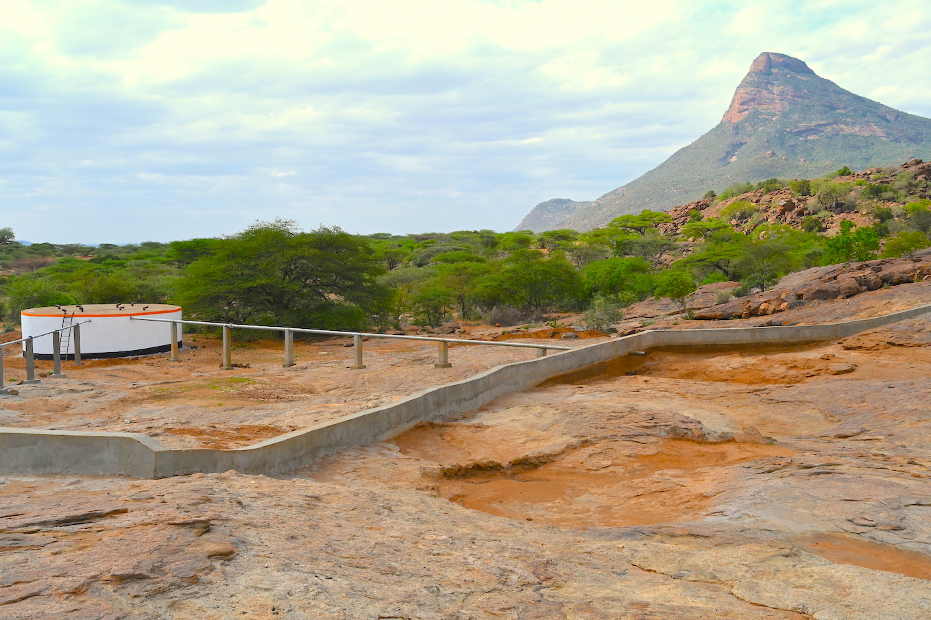 The breathtaking rocky landscape of Laisamis enables communities to harvest rain water for use during dry seasons. ©World Vision Photo/Sarah Ooko