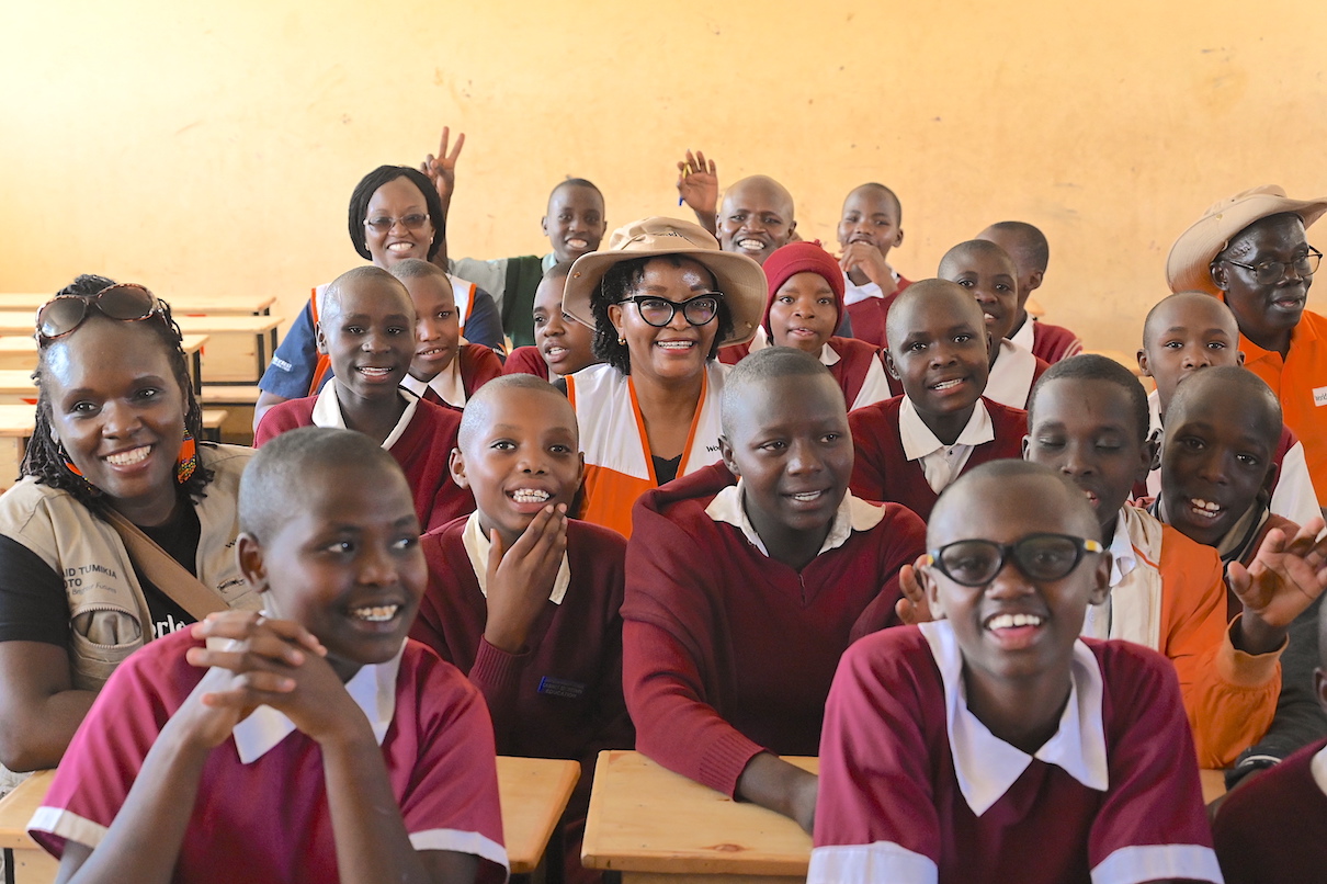 Children in Chepseon Primary School are among the many boys and girls that World Vision is supporting in Salgaa, Nakuru County, Kenya.