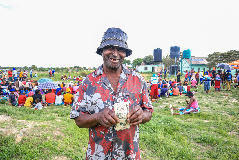 Douglas, El Nino Life Saving Cash Project participant