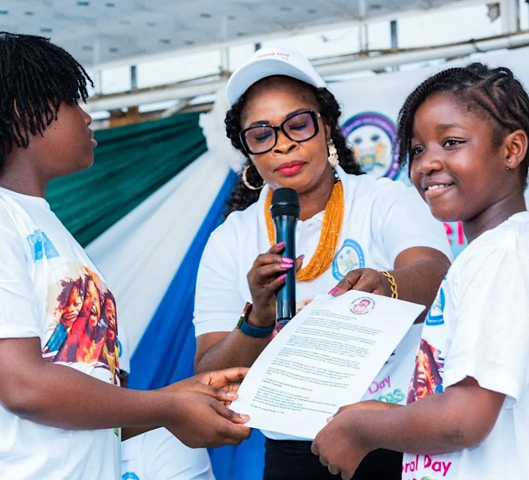 children presenting position paper 