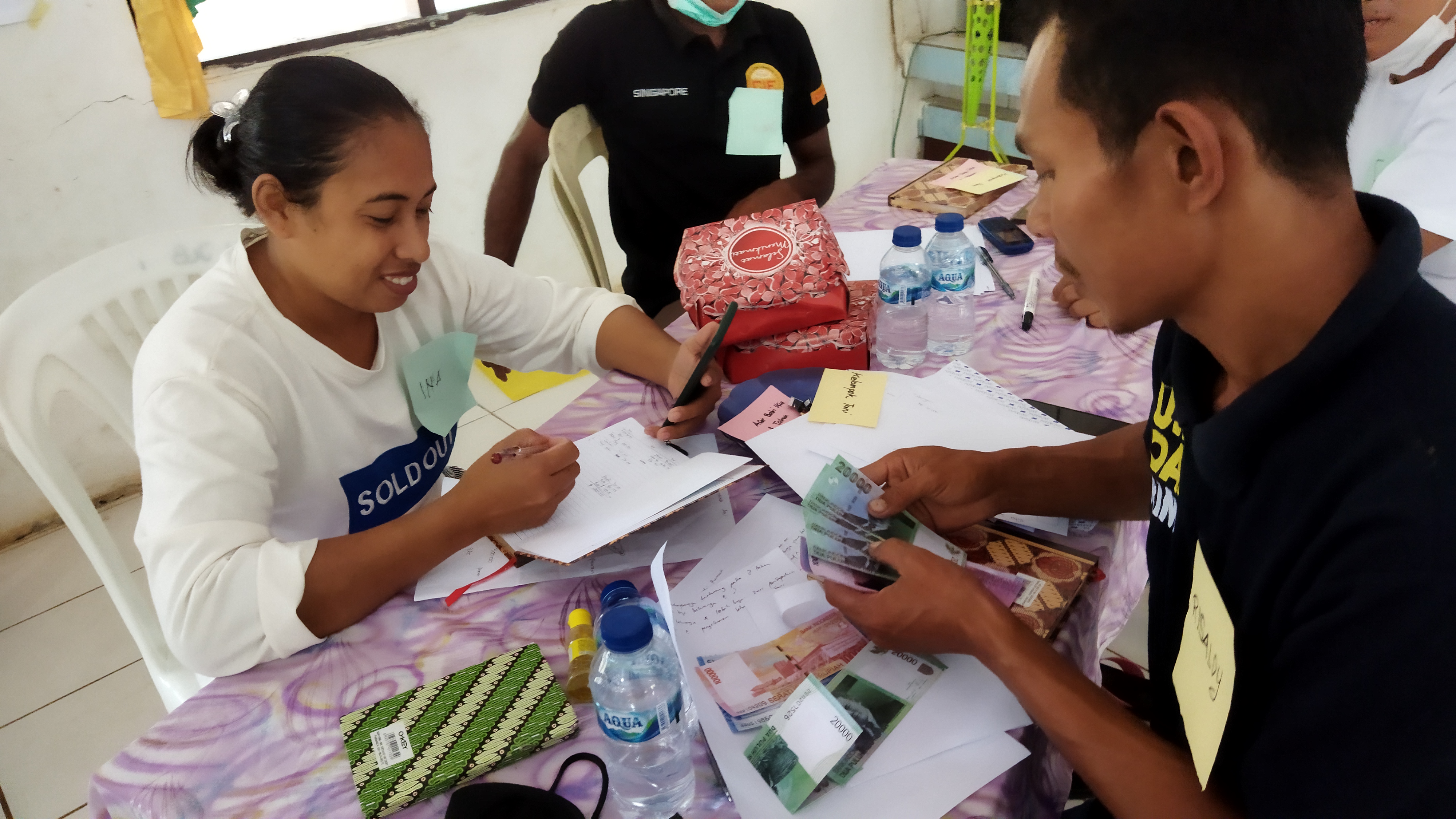 one of the couples participating in the GIFT training