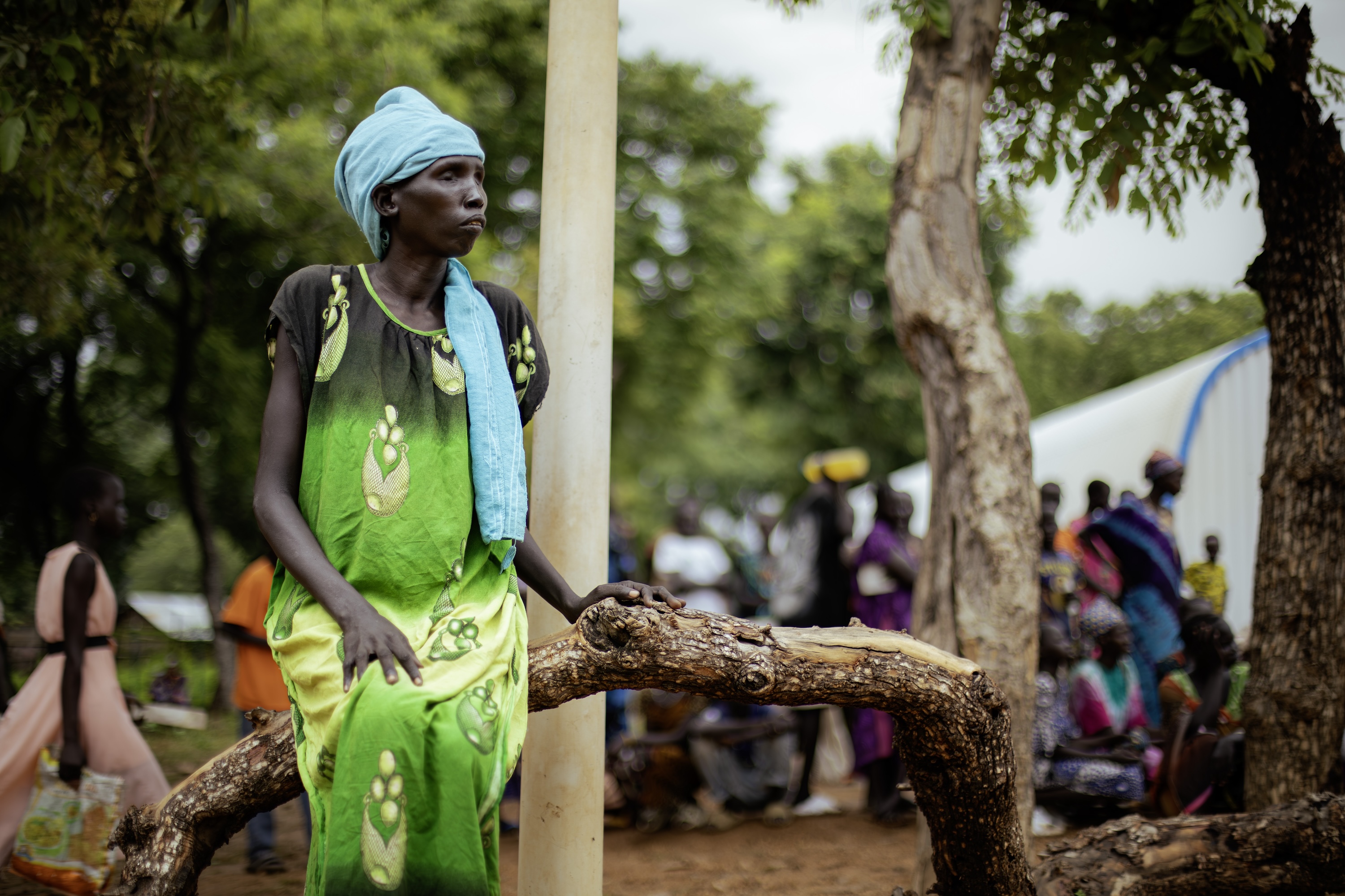 Nyaboth at the refugee camp