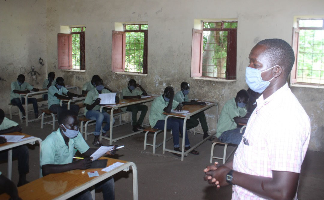 After months of being away from school due to the coronavirus, these girls in Blue Nile state were excited to finally be back in school, and even more, sit their final year exams. 