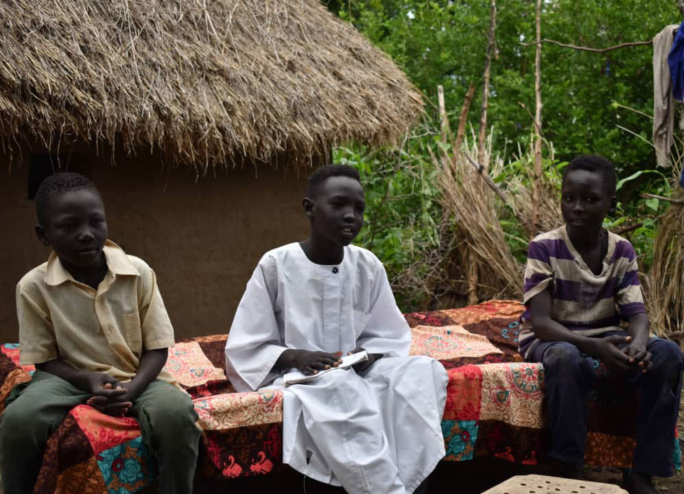 13-year-old Nouraldin and his family in Sudan's Blue Nile state, tune into the local radio station for news about COVID-19 so that they can prevent risk of infection. 