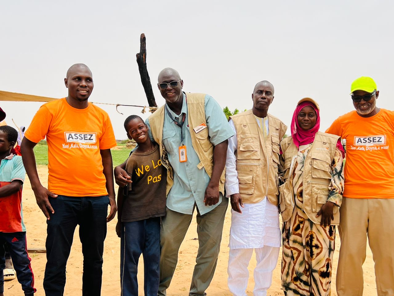 World Vision Mauritania's team in the field