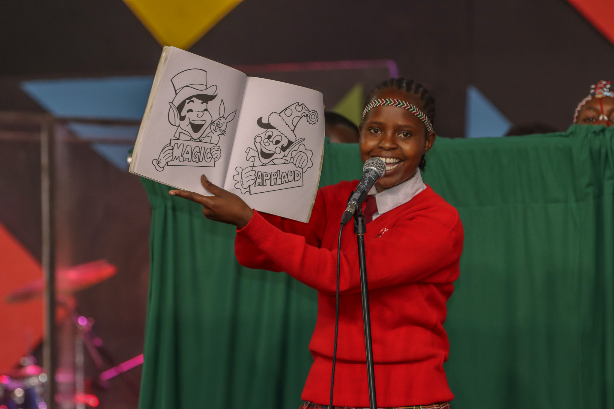 Children from Samburu County recited memory verses from Galatians 5:22-23 and delivered a captivating play on child and adult safeguarding, embodying the hope and transformation at the heart of World Vision's mission.