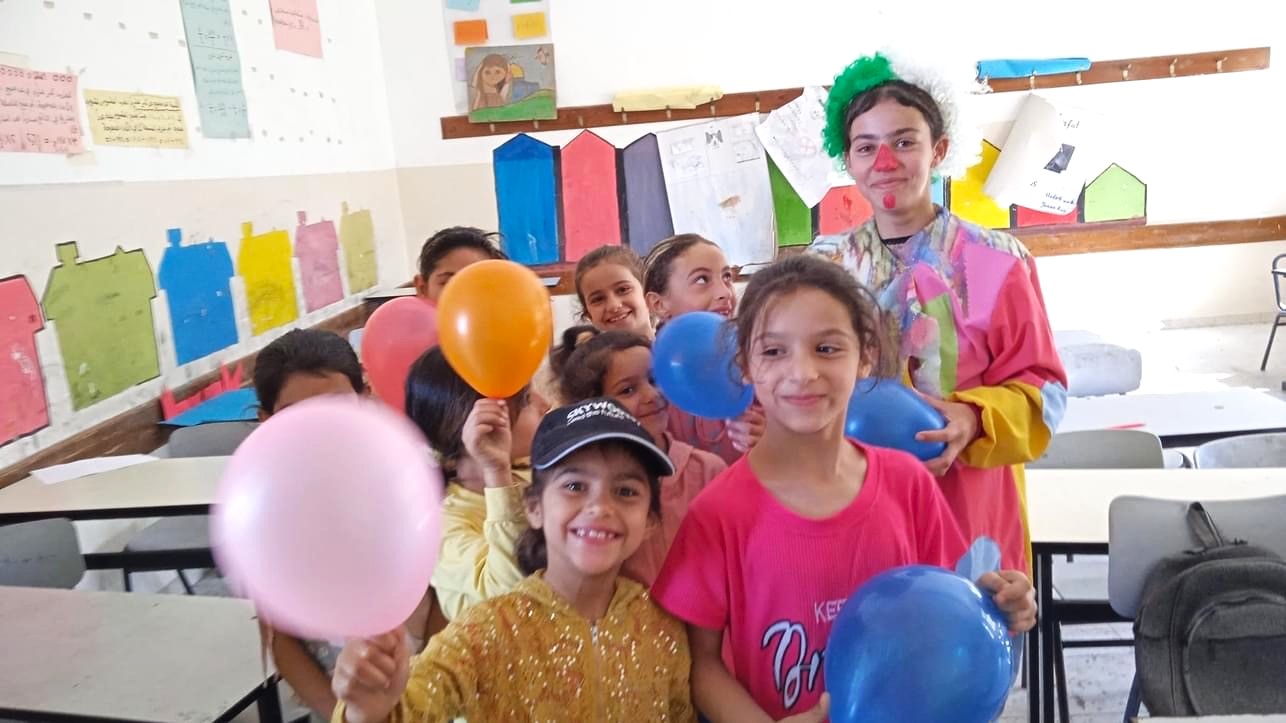 Palestinian Children in a summer camp in the West Bank