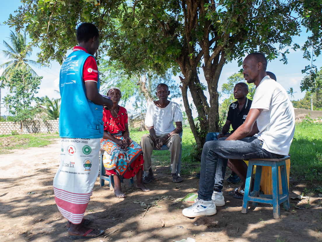 Positive parenting involves showing love, warmth and kindness towards young children to ensure they are well guided and taken care of. Men have also been actively involved in ensuring that the children get all the nutritional needs they require. © World Vision Photo/Peter Mwaura