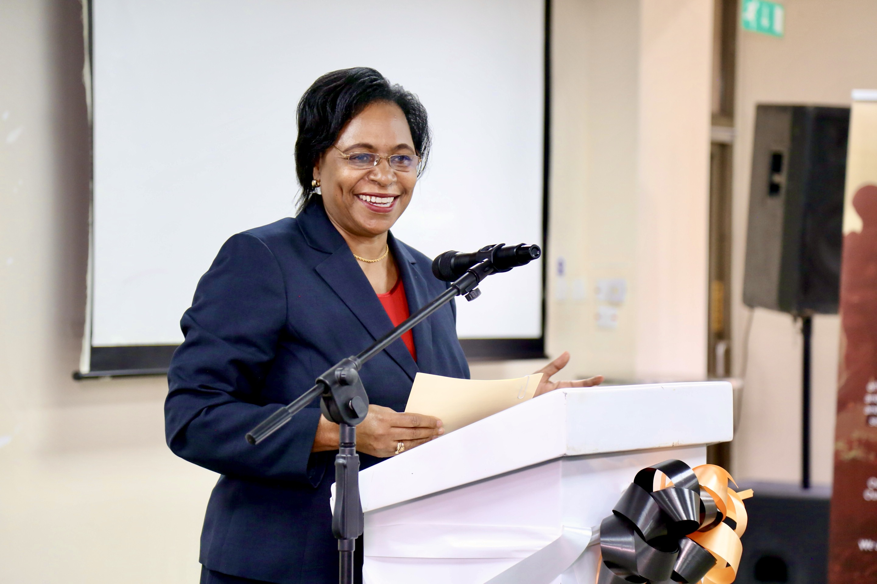 St Paul's University Chancellor & Kenya Cabinet Secretary for Public Service, Youth & Gender Affairs Prof Margaret Kobia