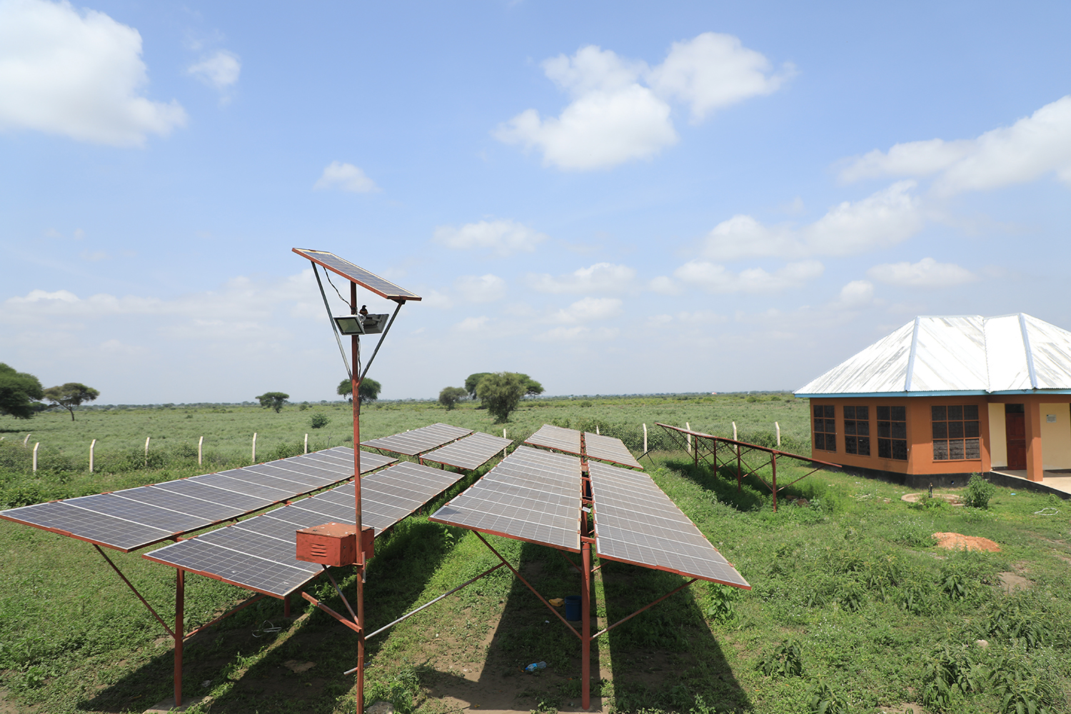 Solar panels developed as part of the product