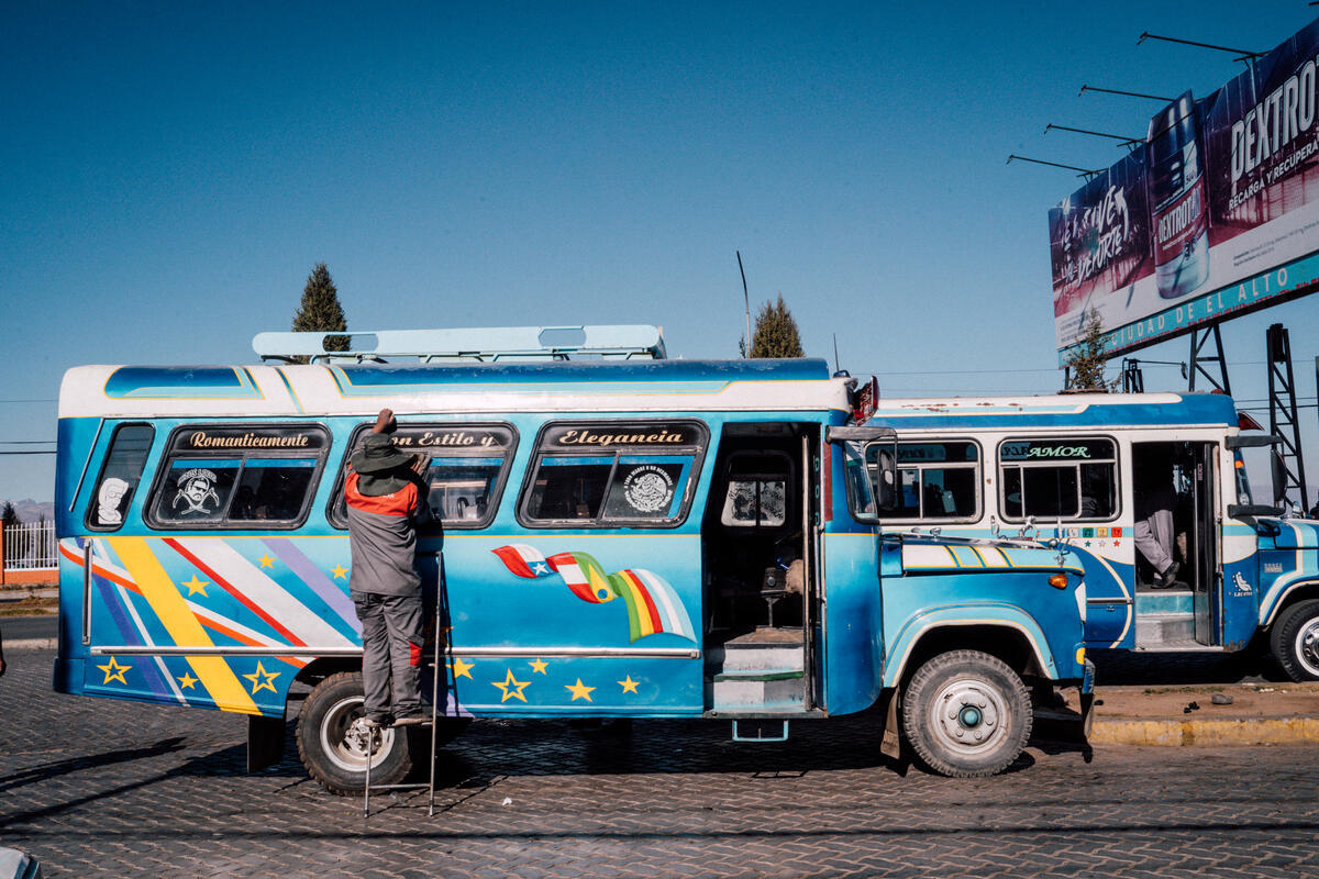 A bus in Bolivia