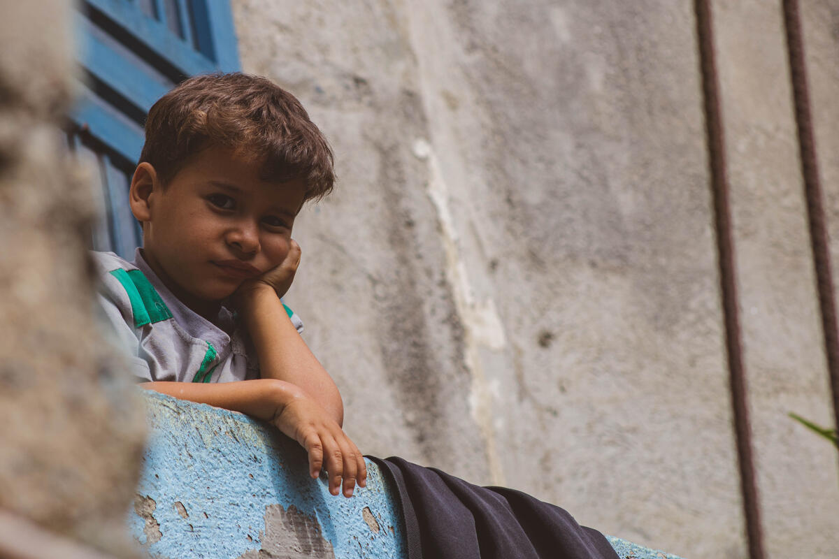 Five-year-old Anthony in Venezuela.