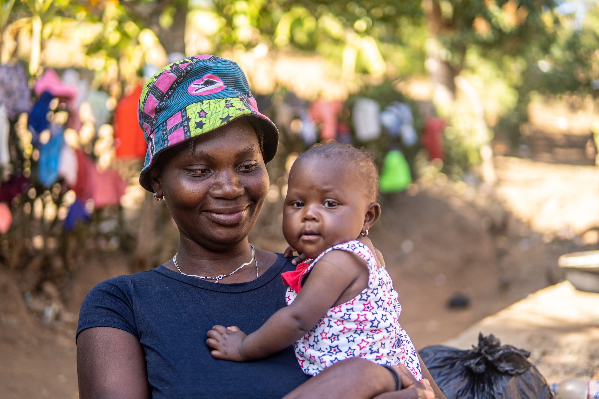 Lovely and her daughter