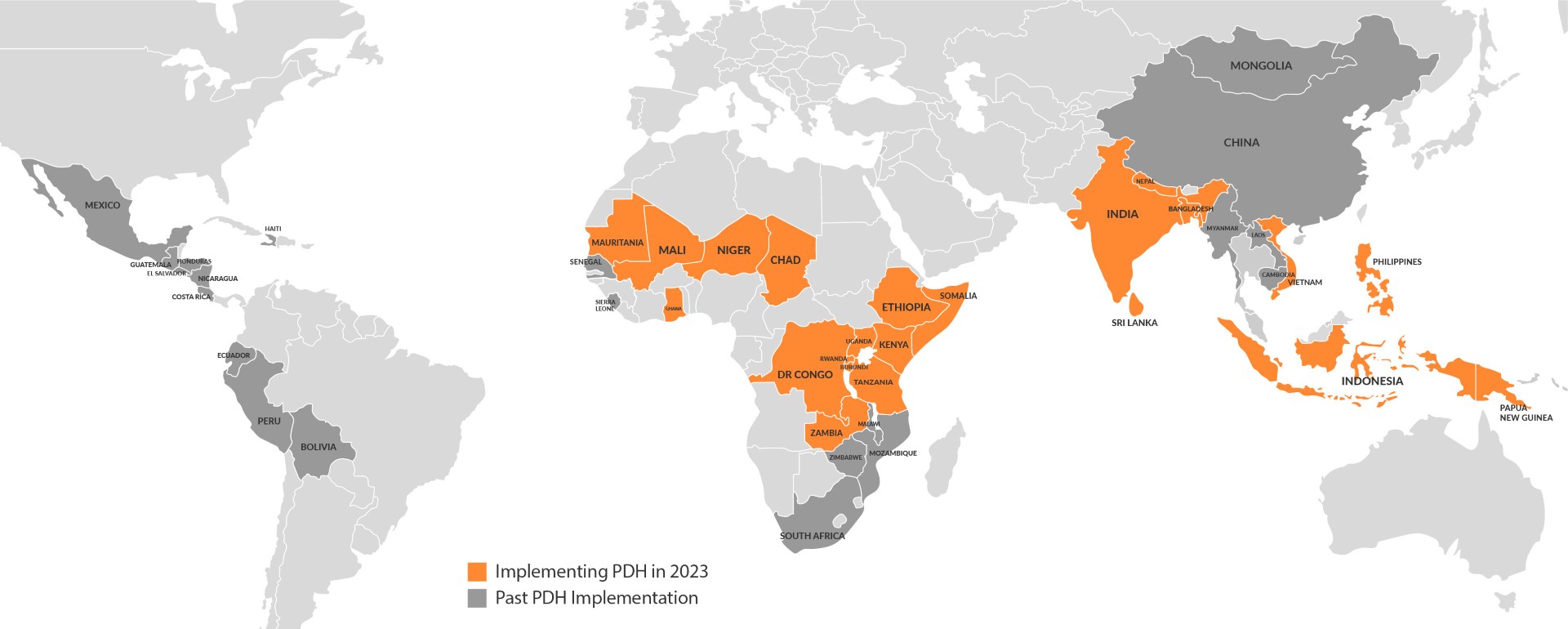 FY23 PDH Implementers Map