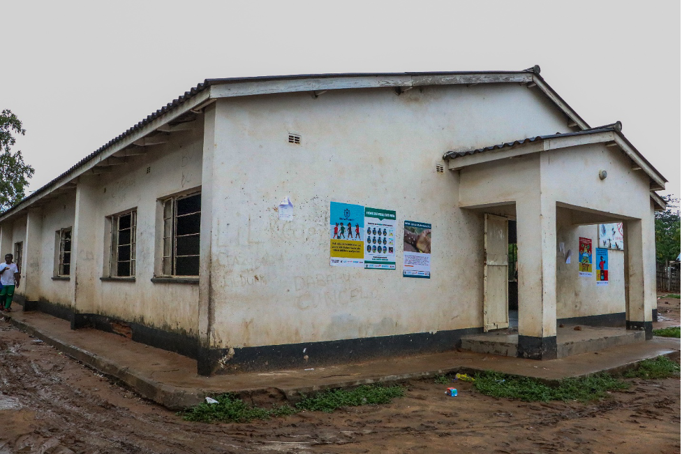 old Reception Centre where refugees are housed when they arrive at the settlement.