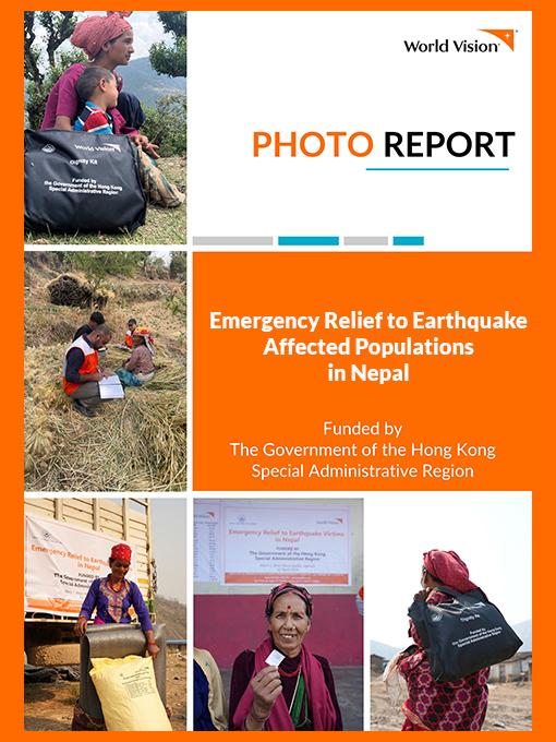 Emergency Relief to Earthquake Affected Populations in Nepal report cover