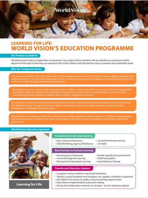 World Vision education 