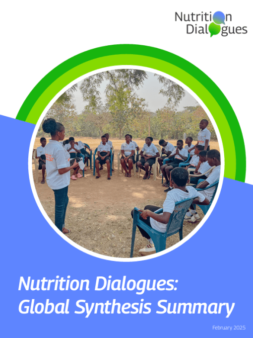 Nutrition Dialogues Global Synthesis Summary cover