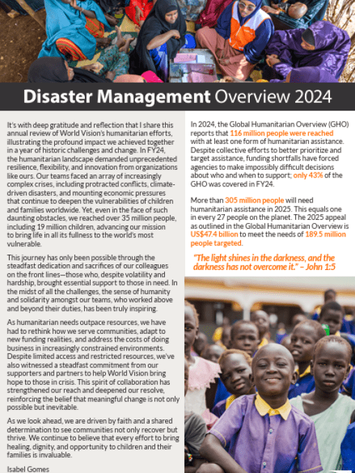 Disaster Management Overview 2024 Cover