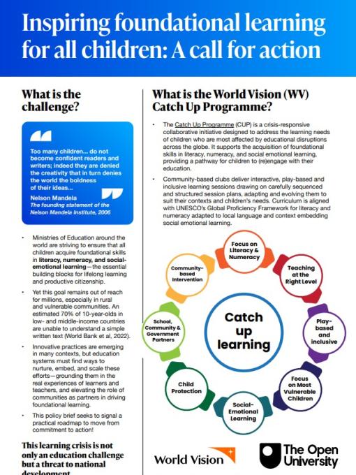 World Vision and Open University Policy Brief